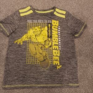 Bumblebee Kids T-Shirt - Gray and Yellow